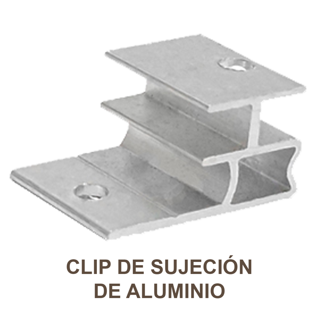 CLIP DE SUJECION DE ALUMINO